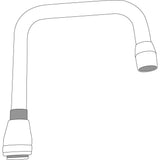 Moen - Chrome commerical spout - Chrome