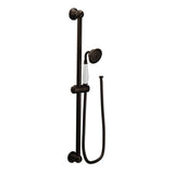 Moen - Weymouth Traditional Eco-Performance Handshower Handheld Shower with 30-Inch Slide Bar and 69-Inch Metal Hose, Oil Rubbed Bronze - Oil Rubbed Bronze
