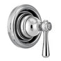 Moen - Kingsley 2 or 3-Function Diverter Transfer Trim Kit, Valve Required, Chrome - Chrome