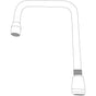 Moen - Chrome commerical spout - Chrome