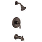 Moen - Brantford M-CORE 2-Series Eco Performance 1-Handle Tub and Shower Trim Kit in Oil Rubbed Bronze (Valve Sold Separately) - Oil Rubbed Bronze