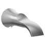 Moen - Doux 1/2-Inch Slip Fit Connection Non-Diverting Tub Spout, Chrome - Chrome
