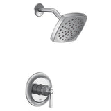 Moen - Flara M-CORE 2-Series Eco Performance 1-Handle Shower Trim Kit in Chrome (Valve Sold Separately) - Chrome