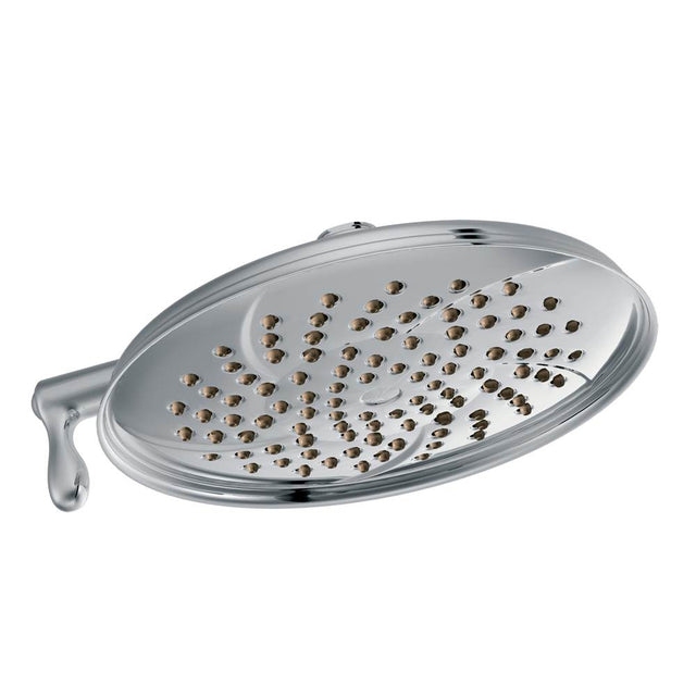 Moen - Isabel 8'' Two-Function Showerhead with Immersion Technology at 2.5 GPM Flow Rate, Chrome - Chrome