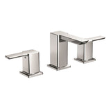 Moen - 90 Degree 8 in. Widespread 2-Handle Mid-Arc Bathroom Faucet Trim Kit in Chrome (Valve Sold Separately) - Chrome