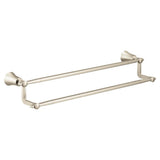 Moen - Brushed Nickel 24'' Double Towel Bar - Brushed Nickel