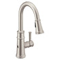 Moen - Belfield Touchless 1-Handle Pull-Down Sprayer Kitchen Faucet with MotionSense Wave and Power Clean in Spot Resist Stainless - Spot Resist Stainless
