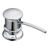 Moen - Deck Mounted Kitchen Soap Dispenser with Above the Sink Refillable Bottle, Chrome - Chrome