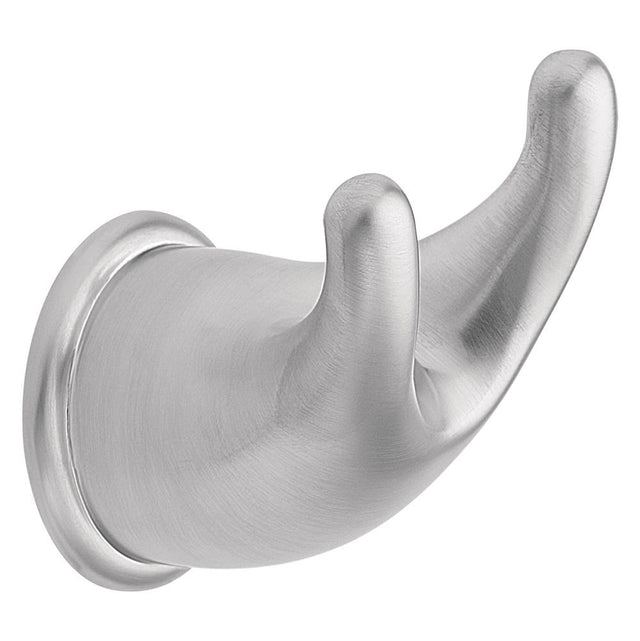 Moen - Brushed Chrome Double Robe Hook - Brushed Chrome