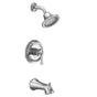 Moen - Wynford M-CORE 2-Series Eco Performance 1-Handle Tub and Shower Trim Kit in Chrome (Valve Sold Separately) - Chrome
