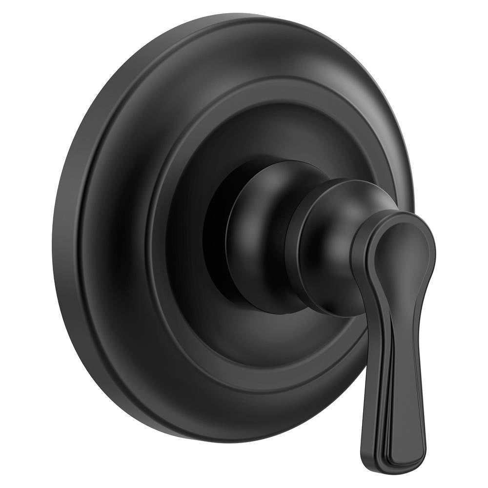 Moen - Traditional 1-Handle M-CORE Transfer Valve Trim Kit in Matte Black (Valve Sold Separately) - Matte Black