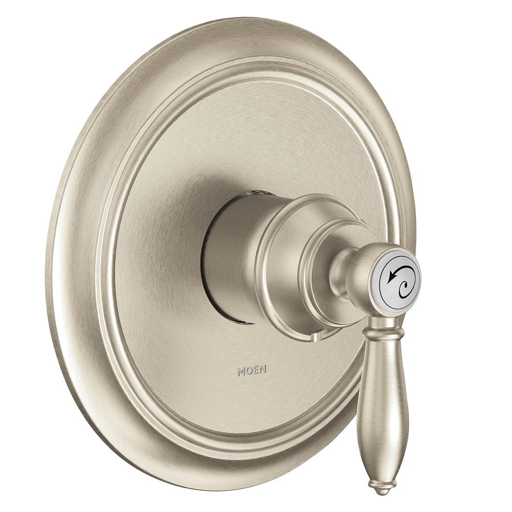 Moen - Weymouth M-CORE 2-Series 1-Handle Shower Trim Kit in Brushed Nickel (Valve Sold Separately) - Brushed Nickel