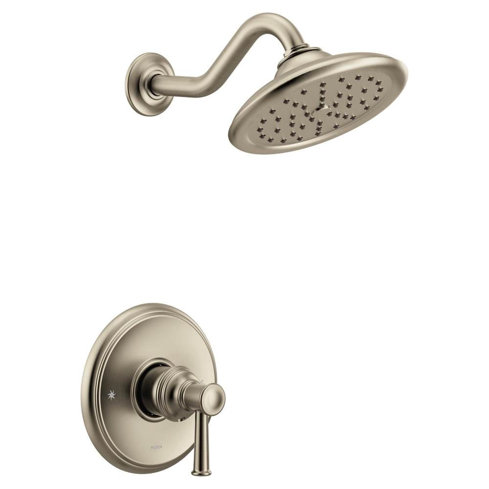 Moen - Belfield M-CORE 3-Series 1-Handle Eco-Performance Shower Trim Kit in Brushed Nickel (Valve Sold Separately) - Brushed Nickel