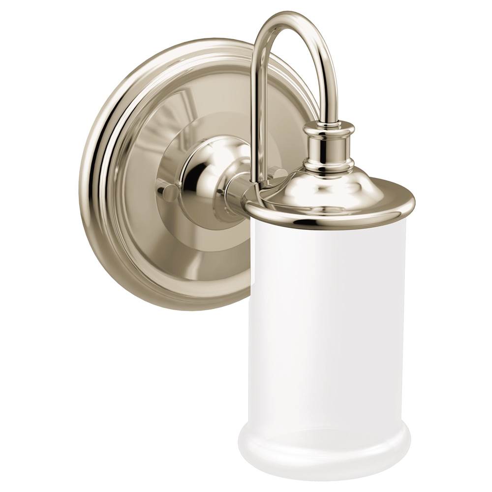 Moen - Polished Nickel One Globe Bath Light - Polished Nickel