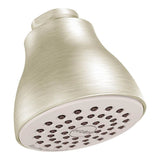 Moen - One Function 2 1/2-Inch Diameter Spray Head Eco-Performance Showerhead, Brushed Nickel - Brushed Nickel