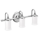 Moen - Chrome Three Globe Bath Light - Chrome