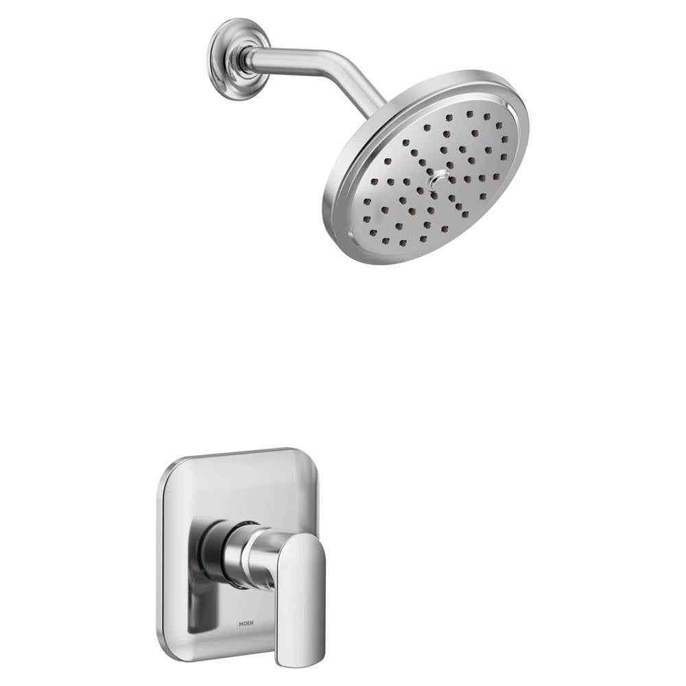 Moen - Rizon M-CORE 3-Series 1-Handle Eco-Performance Shower Trim Kit in Chrome (Valve Sold Separately) - Chrome