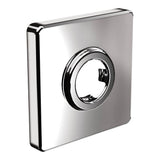 Moen - Square Shower Arm Flange, Chrome - Chrome