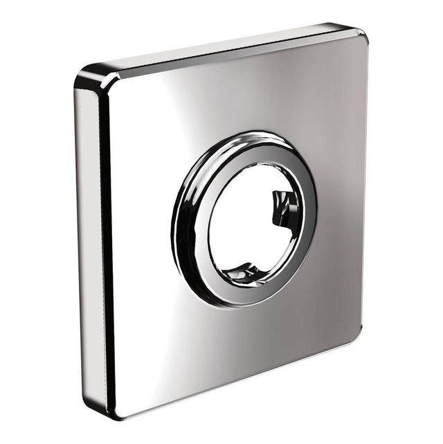 Moen - Square Shower Arm Flange, Chrome - Chrome
