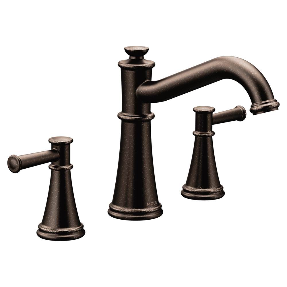 Moen - Belfield 2-Handle Deck-Mount Roman Tub Faucet in Oil Rubbed Bronze (Valve Sold Separately) - Oil Rubbed Bronze