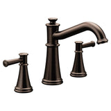 Moen - Belfield 2-Handle Deck-Mount Roman Tub Faucet in Oil Rubbed Bronze (Valve Sold Separately) - Oil Rubbed Bronze