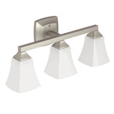 Moen - Brushed Nickel Three Globe Bath Light - Brushed Nickel