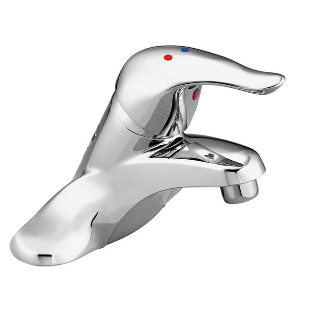 Moen - Chateau Single Handle Bathroom Faucet Without Drain Assembly, Chrome - Chrome