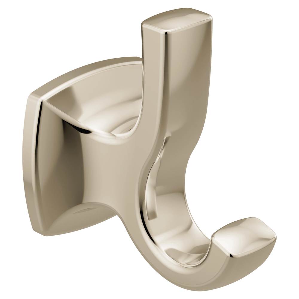 Moen - Polished Nickel Double Robe Hook - Polished Nickel