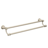 Moen - Brushed Nickel 24'' Double Towel Bar - Brushed Nickel
