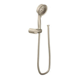 Moen - Four Function Eco-Performance Handheld Shower with Wall Bracket and 69-Inch Hose, Brushed Nickel - Brushed Nickel