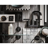Gibson Two-Handle Centerset High Arc Modern Bathroom Faucet with Drain Assembly, Chrome
