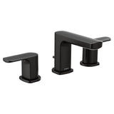 Moen - Rizon 8 in. Widespread 2-Handle Bathroom Faucet Trim Kit in Matte Black (Valve Sold Separately) - Matte Black