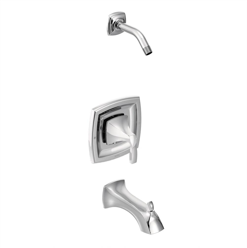 Moen - Voss Tub Shower Faucet, Chrome - Chrome