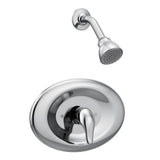 Moen - Chateau Posi-Temp Eco-Performance Shower Trim Kit, Valve Required, Chrome - Chrome