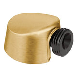 Moen - Round Drop Ell Handheld Shower Wall Connector, Brushed Gold - Brushed Gold