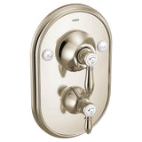 Moen - Weymouth Posi-Temp with Built-in 3-Function Transfer Valve Trim Kit, Valve Required, Polished Nickel - Polished Nickel