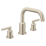 Moen - Gibson Two-Handle Deck Mounted Modern Roman Tub Faucet, Valve Required, Brushed Nickel - Brushed Nickel