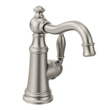 Moen - Weymouth One-Handle High Arc Bar Faucet, Spot Resist Stainless - Spot Resist Stainless