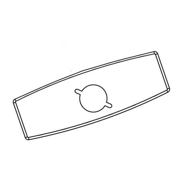 Moen - 4'' deck plate (with mounting kit) for 8302, 8303, 8304 - Chrome