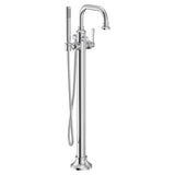 Moen - Colinet One-Handle Freestanding Floor Mount Tub Filler with Handshower in Chrome - Chrome