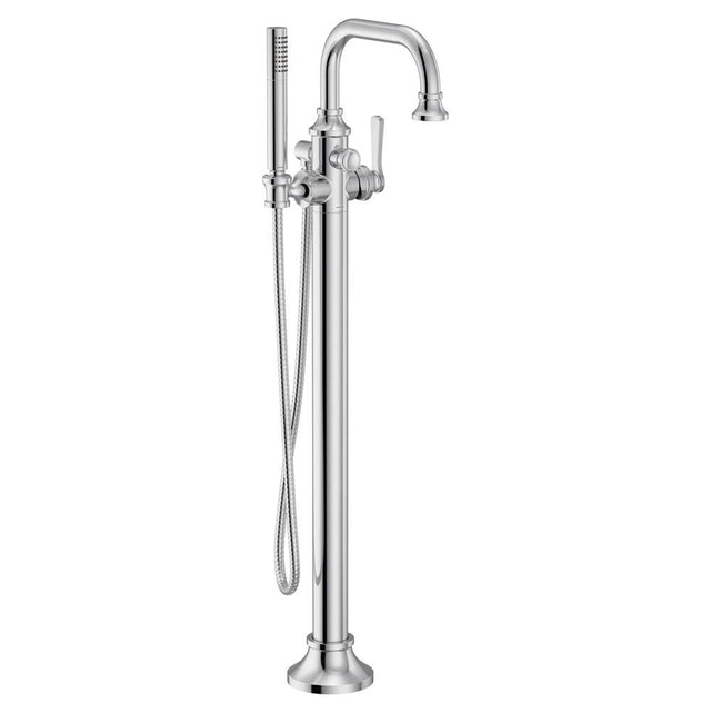 Moen - Colinet One-Handle Freestanding Floor Mount Tub Filler with Handshower in Chrome - Chrome