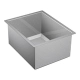 Moen - 1600 Series 16 Gauge Single Bowl Undermount Sink, Stainless Steel - Satin Stainless