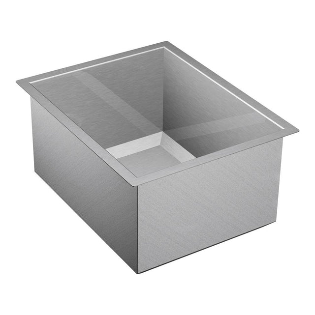 Moen - 1600 Series 16 Gauge Single Bowl Undermount Sink, Stainless Steel - Satin Stainless