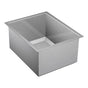 Moen - 1600 Series 16 Gauge Single Bowl Undermount Sink, Stainless Steel - Satin Stainless