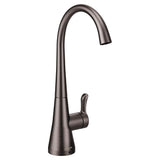 Moen - Sip Transitional Beverage Faucet with Optional Filtration System (Sold Separately), Black Stainless - Black Stainless