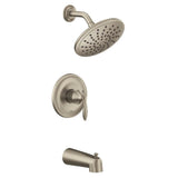 Moen - Eva M-CORE 2-Series Eco Performance 1-Handle Tub and Shower Trim Kit in Brushed Nickel (Valve Sold Separately) - Brushed Nickel
