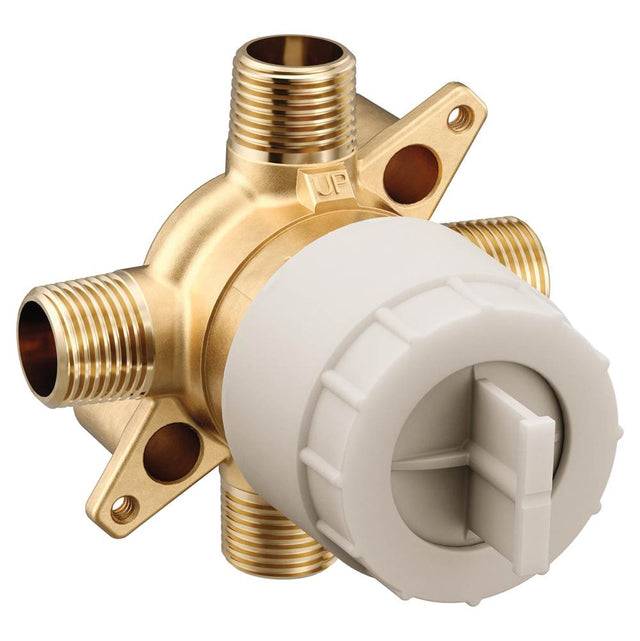 Moen - M-CORE 3-Series 4 Port Tub and Shower Mixing Valve with CC/IPS Connections - Unfinished