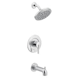 Moen - Cia Posi-Temp Eco-Performance 1-Handle Tub and Shower Faucet Trim Kit in Chrome (Valve Sold Separately) - Chrome