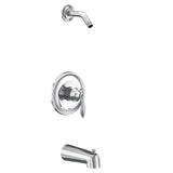 Moen - Eva M-CORE 2-Series 1-Handle Tub and Shower Trim Kit in Chrome (Valve Sold Separately) - Chrome