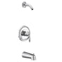 Moen - Eva M-CORE 2-Series 1-Handle Tub and Shower Trim Kit in Chrome (Valve Sold Separately) - Chrome
